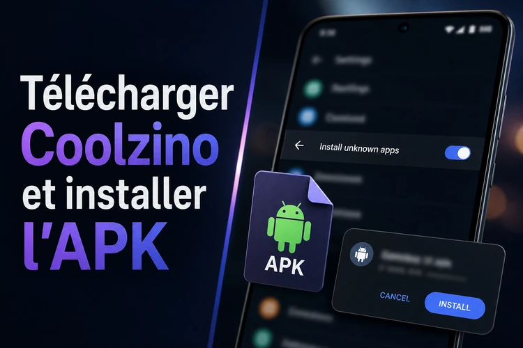 Réussir l’action télécharger Coolzino et l’installation de l’APK
