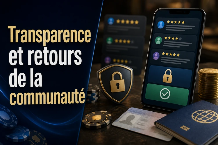 Transparence et retours de la communauté