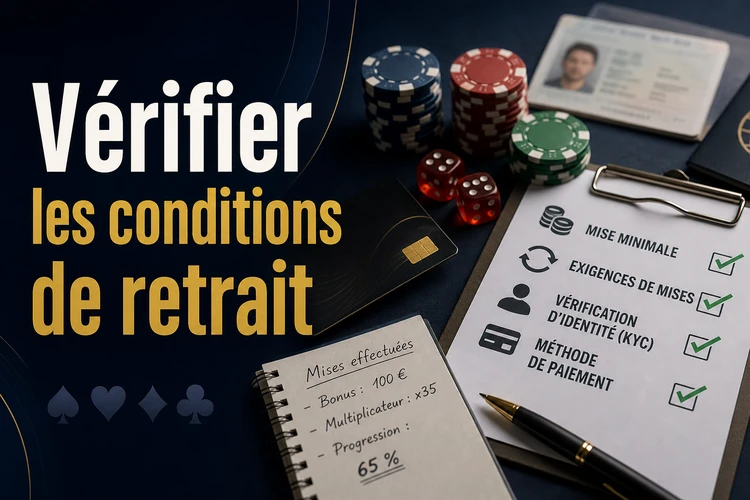 Vérifier les conditions avant de demander un retrait