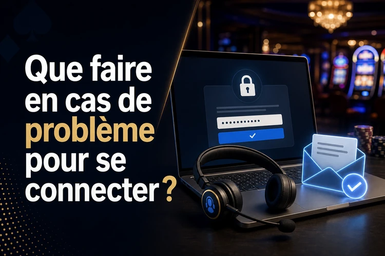 Que faire en cas de problème pour se connecter ?