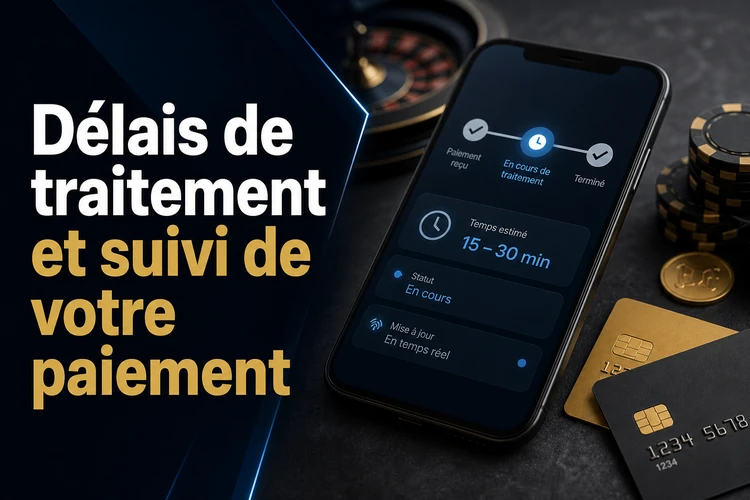 Délais de traitement et suivi de votre paiement